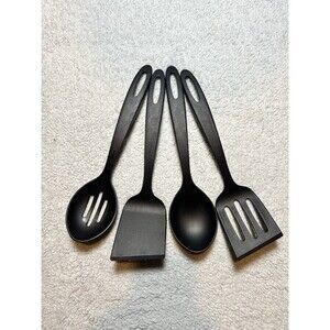 Tramontina 4 Pc Set Utensils Spatula, Slotted Spatula, Spoon, Slotted Spoon